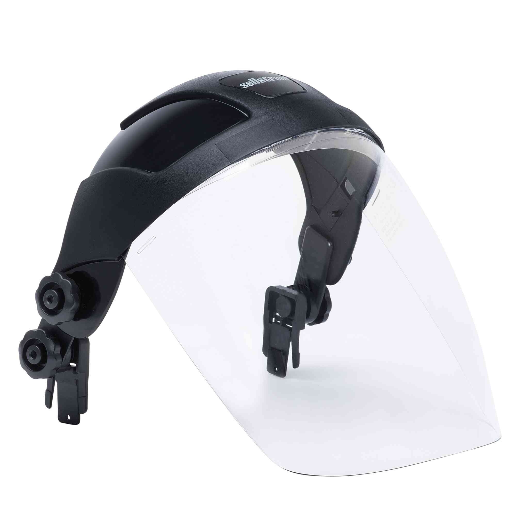 Sellstrom® - Face Shield - DP4 Series - 9" x 12.125" x 0.060" Window - Clear AF - Universal Hard Hat Slot Adaptor Headgear - Model # S32012